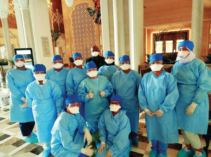 QATAR CARE VOLUNTEERS TO THE MoPH AS COVID-19 SWAB TEAM